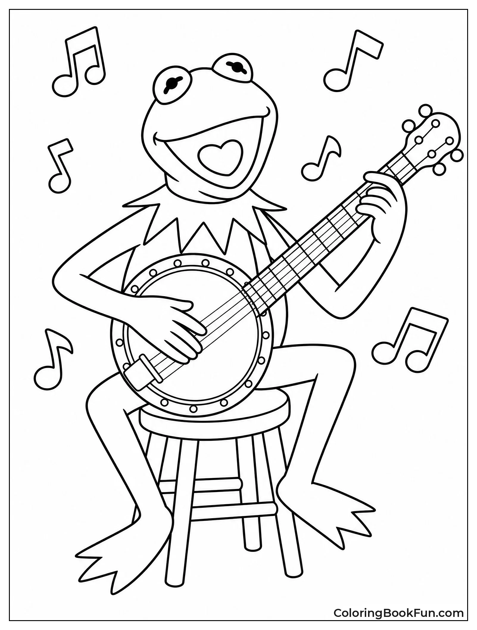 Kermit Plays His Banjo