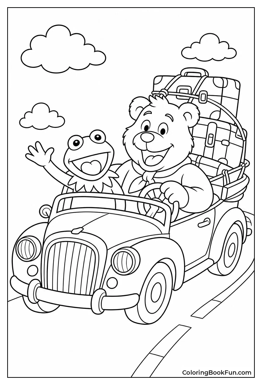 Kermit Laughs with Fozzie
