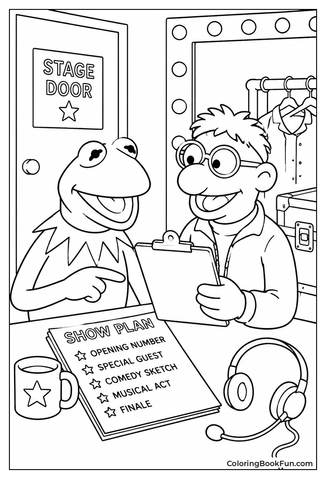Kermit Plans the Show