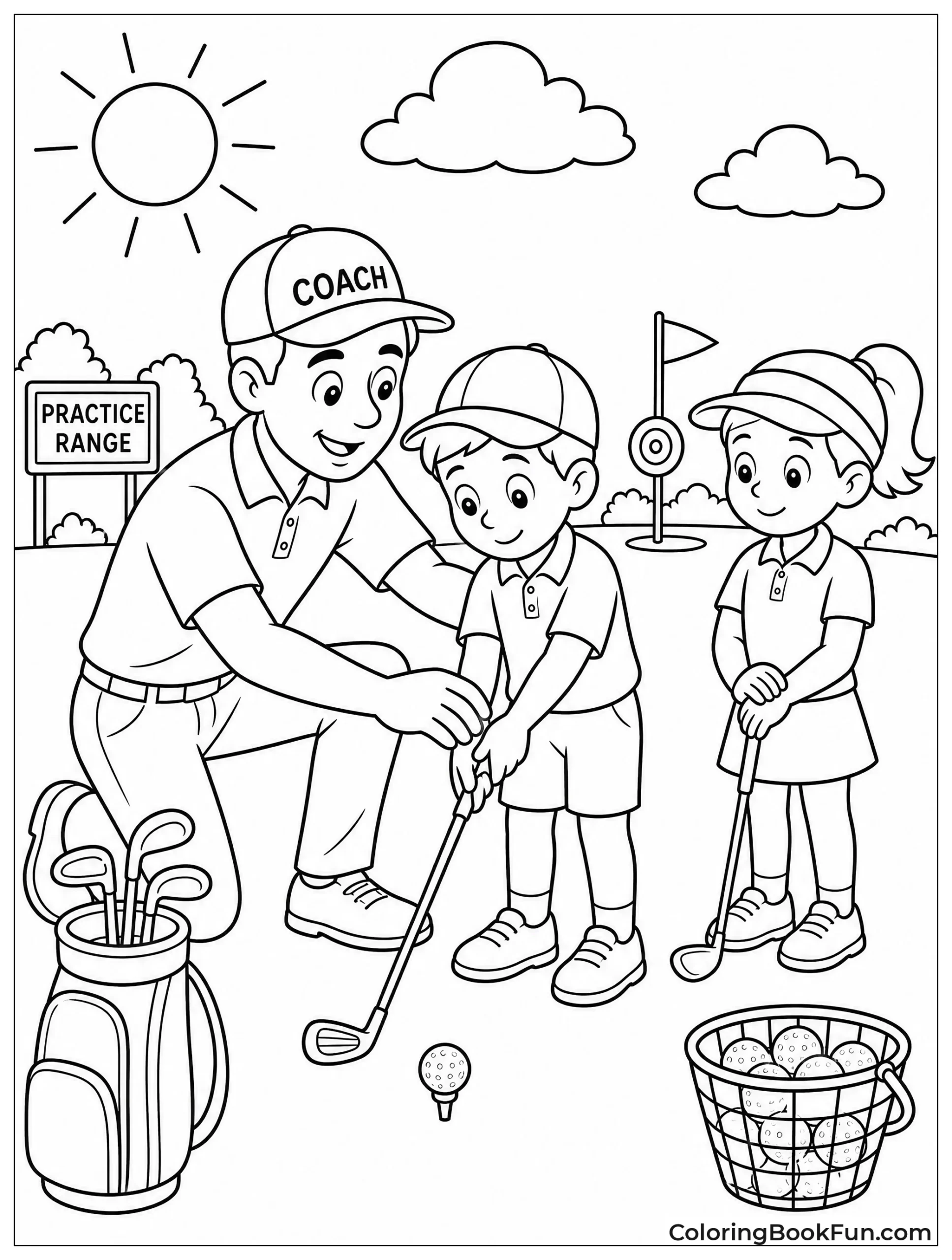 Coach Helps Kids Grip Their Clubs