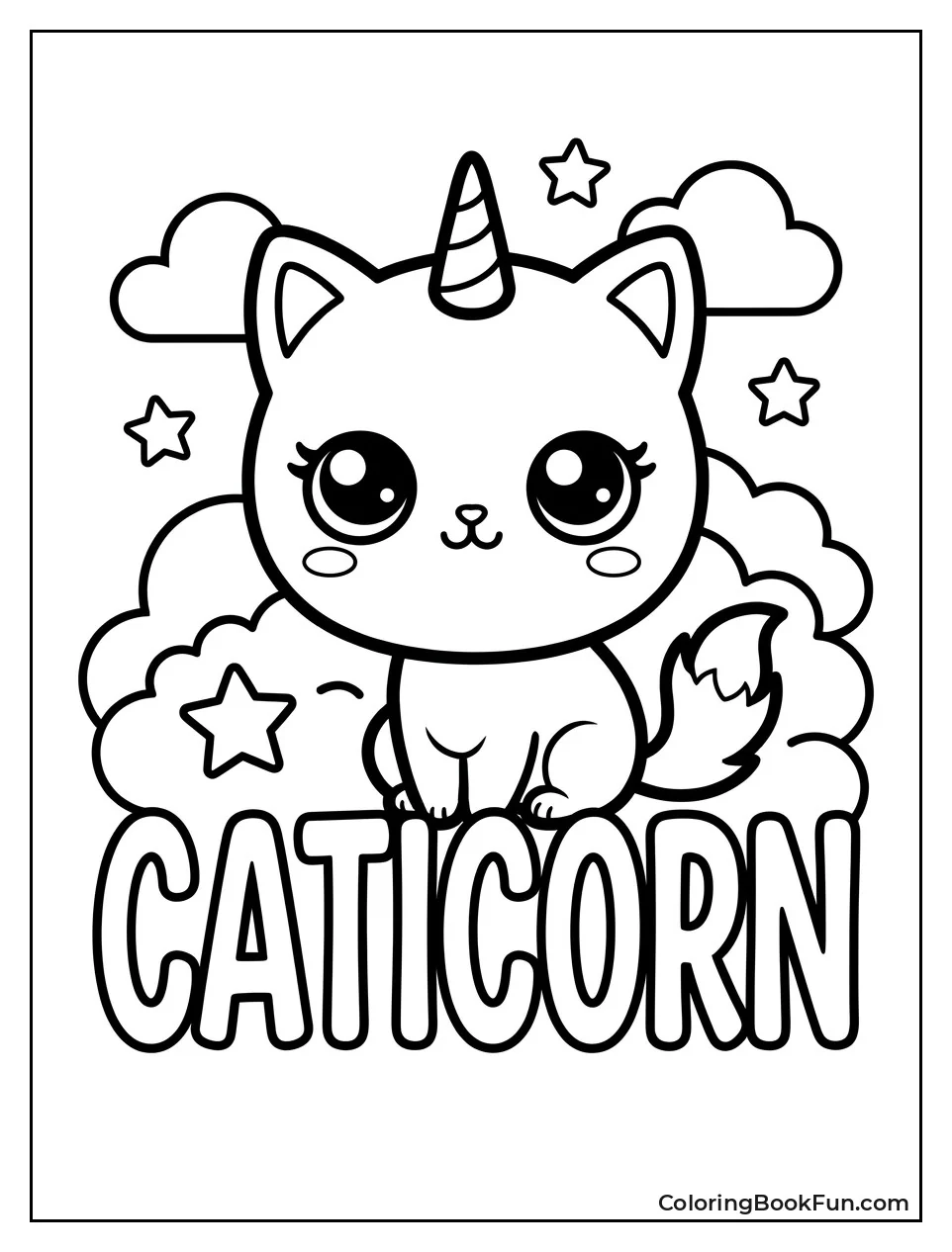 Chibi Kittycorn with Big Eyes