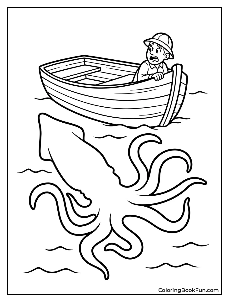 Fisherman Seeing Kraken Shadow