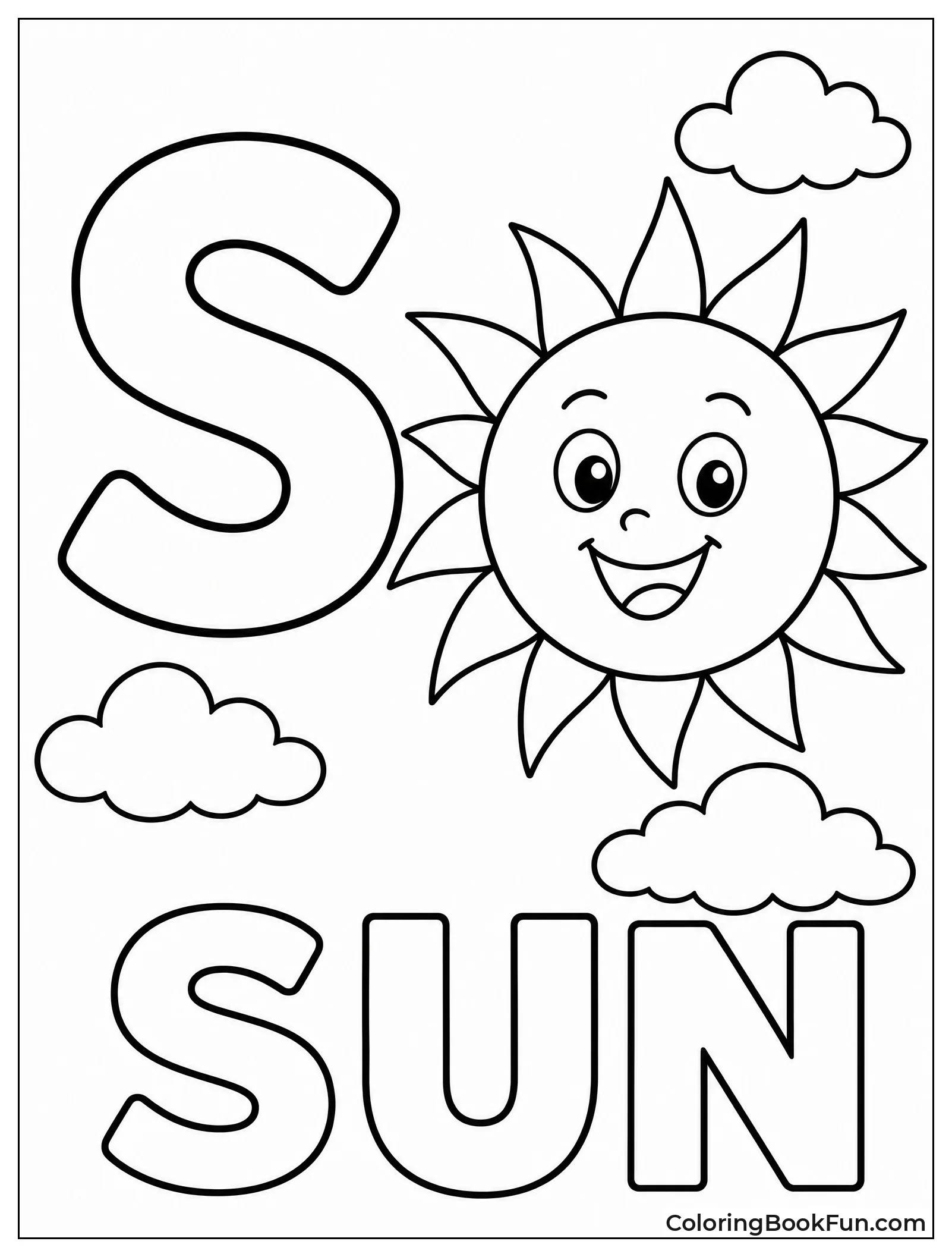 Happy Sun Next to S