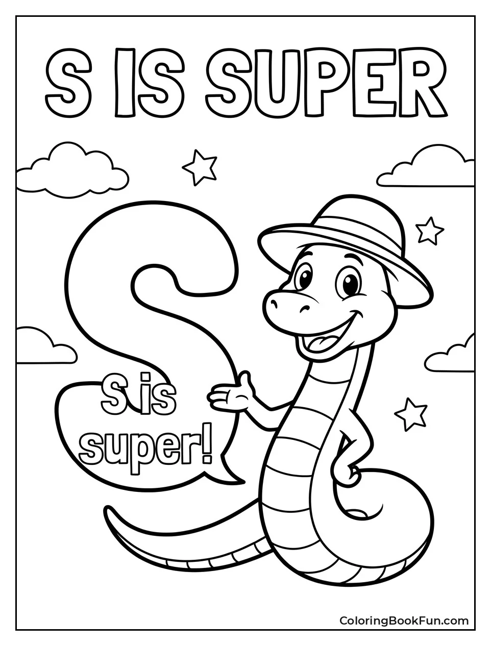 Character Saying S is Super