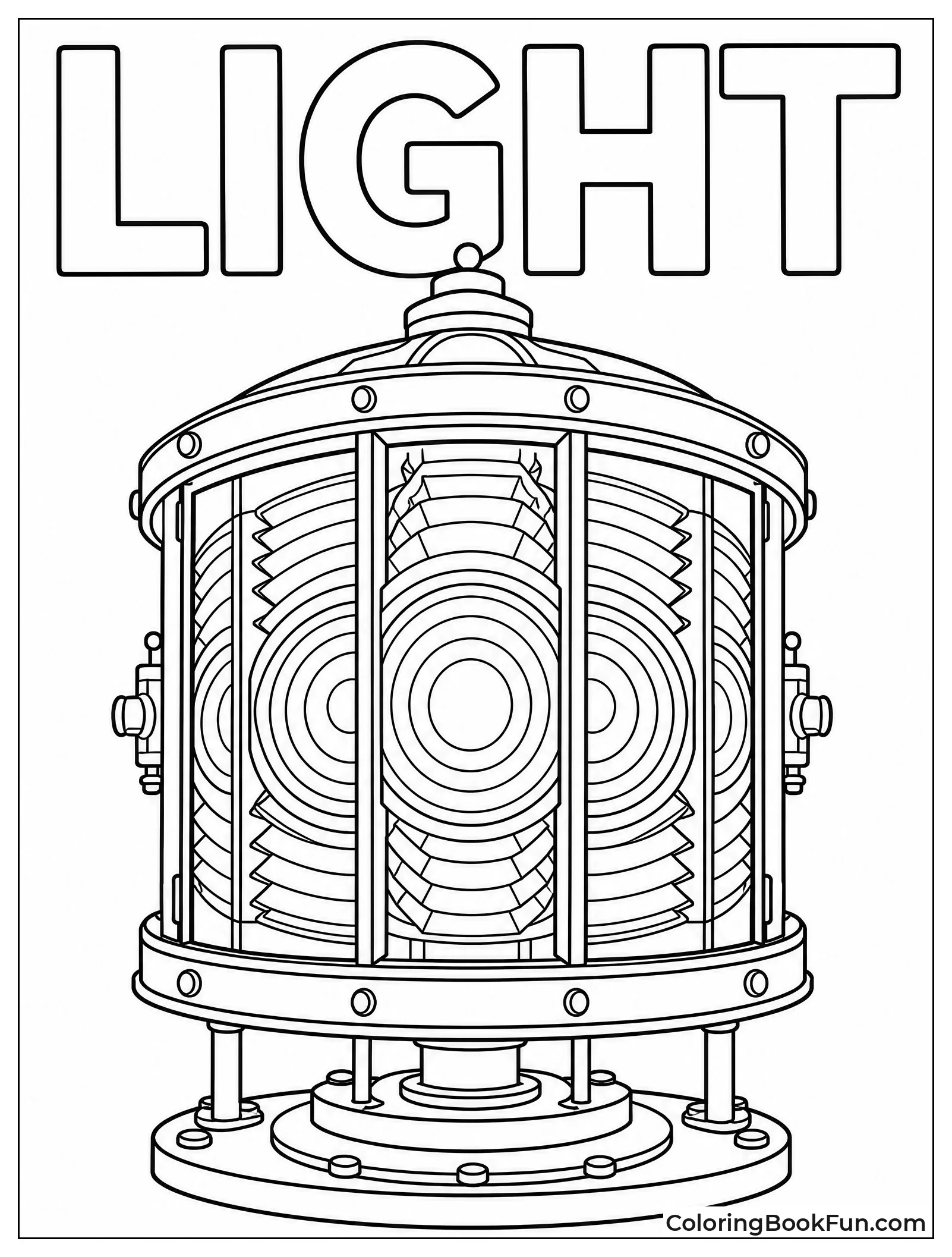 Close Up of Fresnel Lens