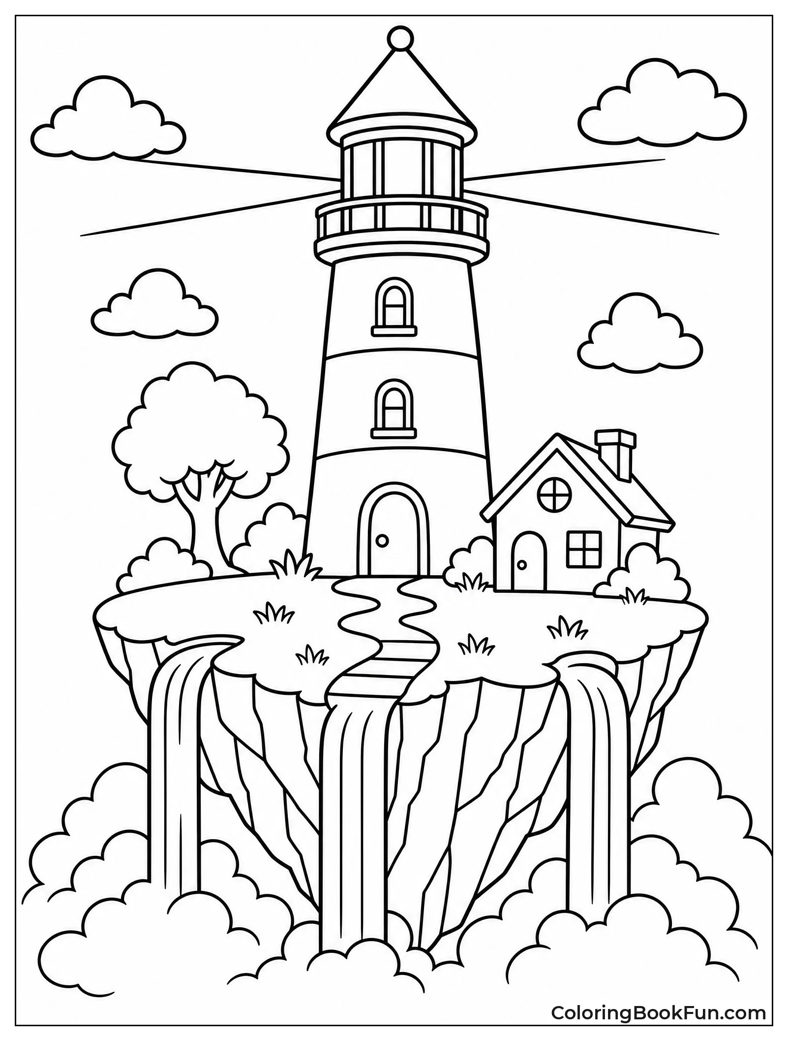 Lighthouse on Floating Island