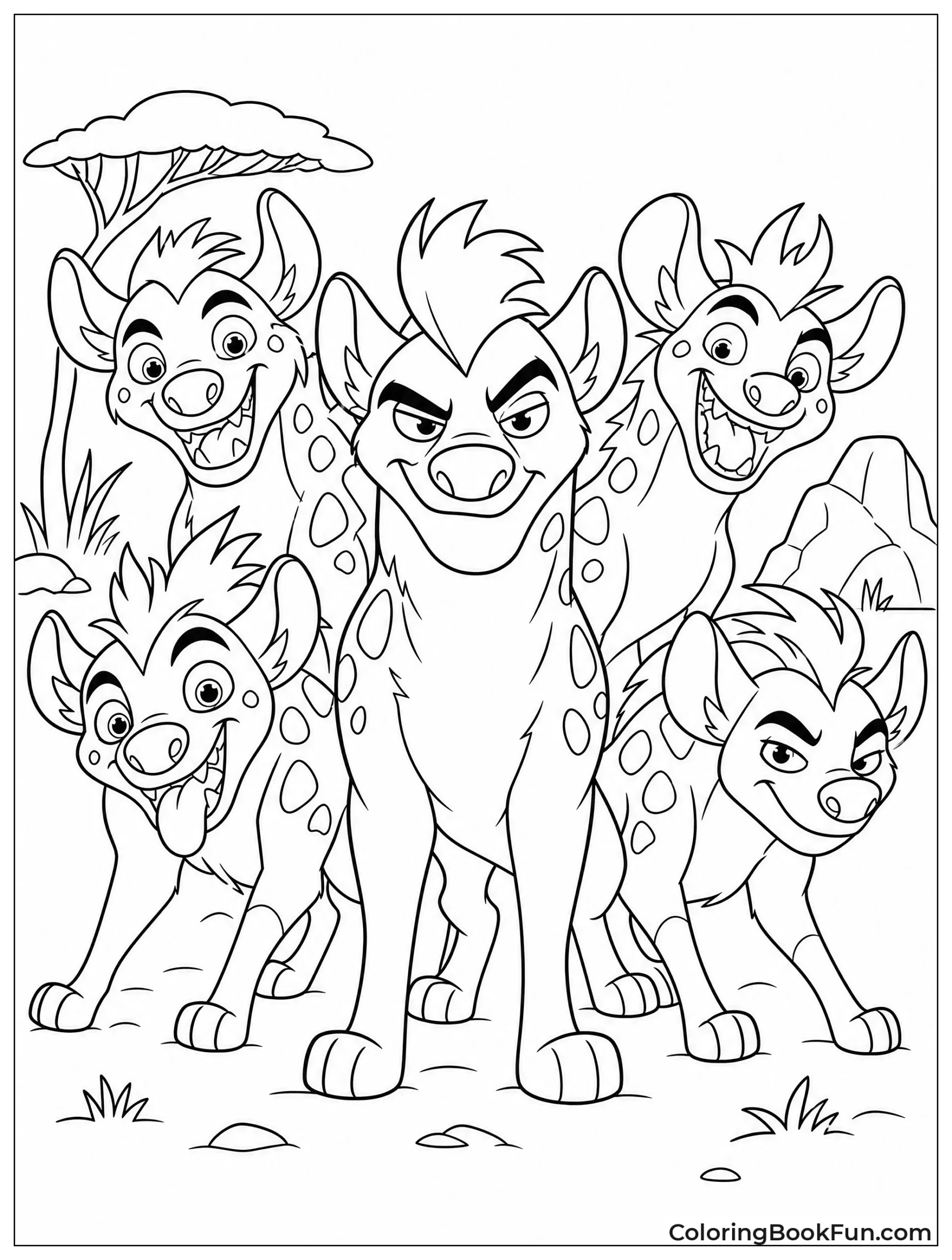Janja Leads His Hyena Clan