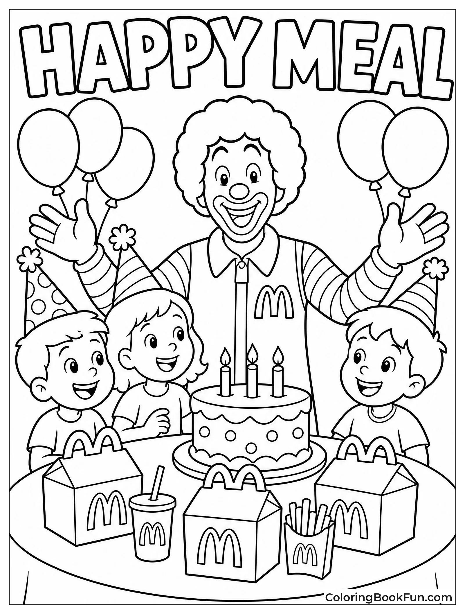 Ronald Joins Birthday Party Fun