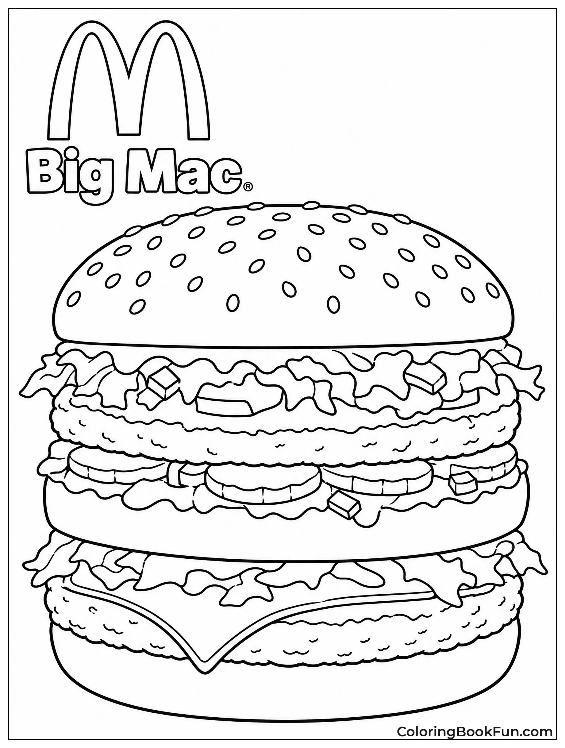 Classic Big Mac Shows Layers