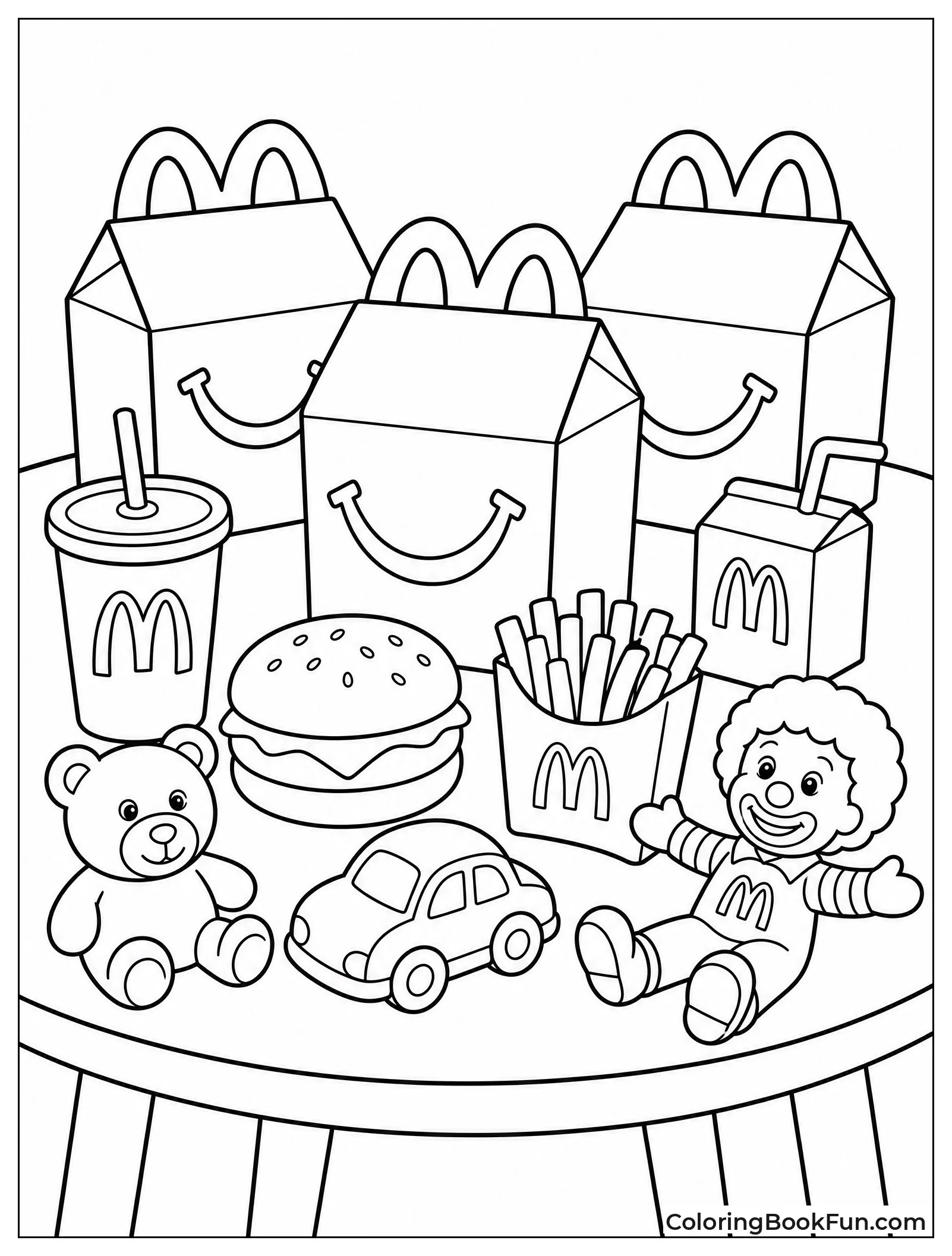 Happy Meals Cover the Table