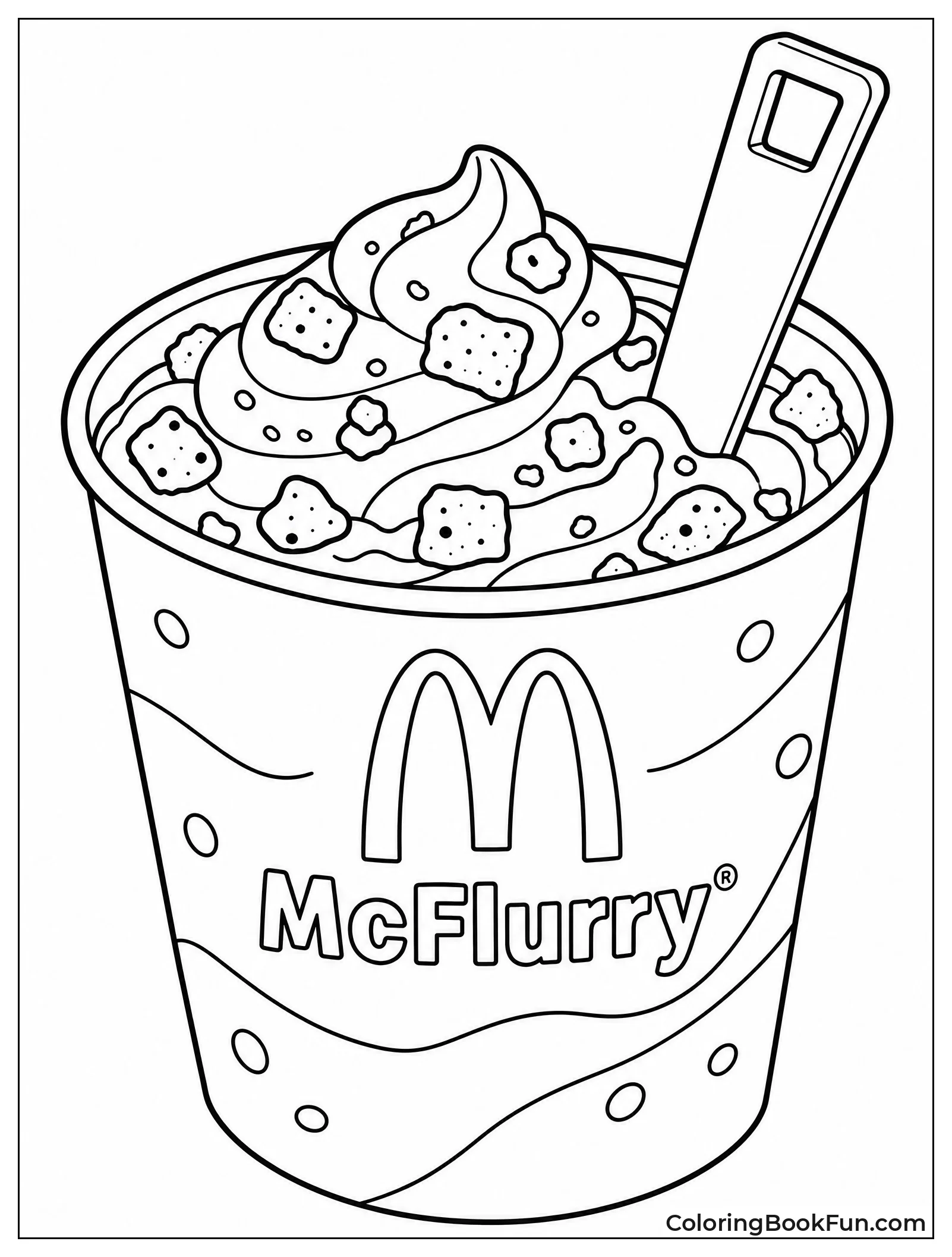 McFlurry Cup Has Cookie Topping