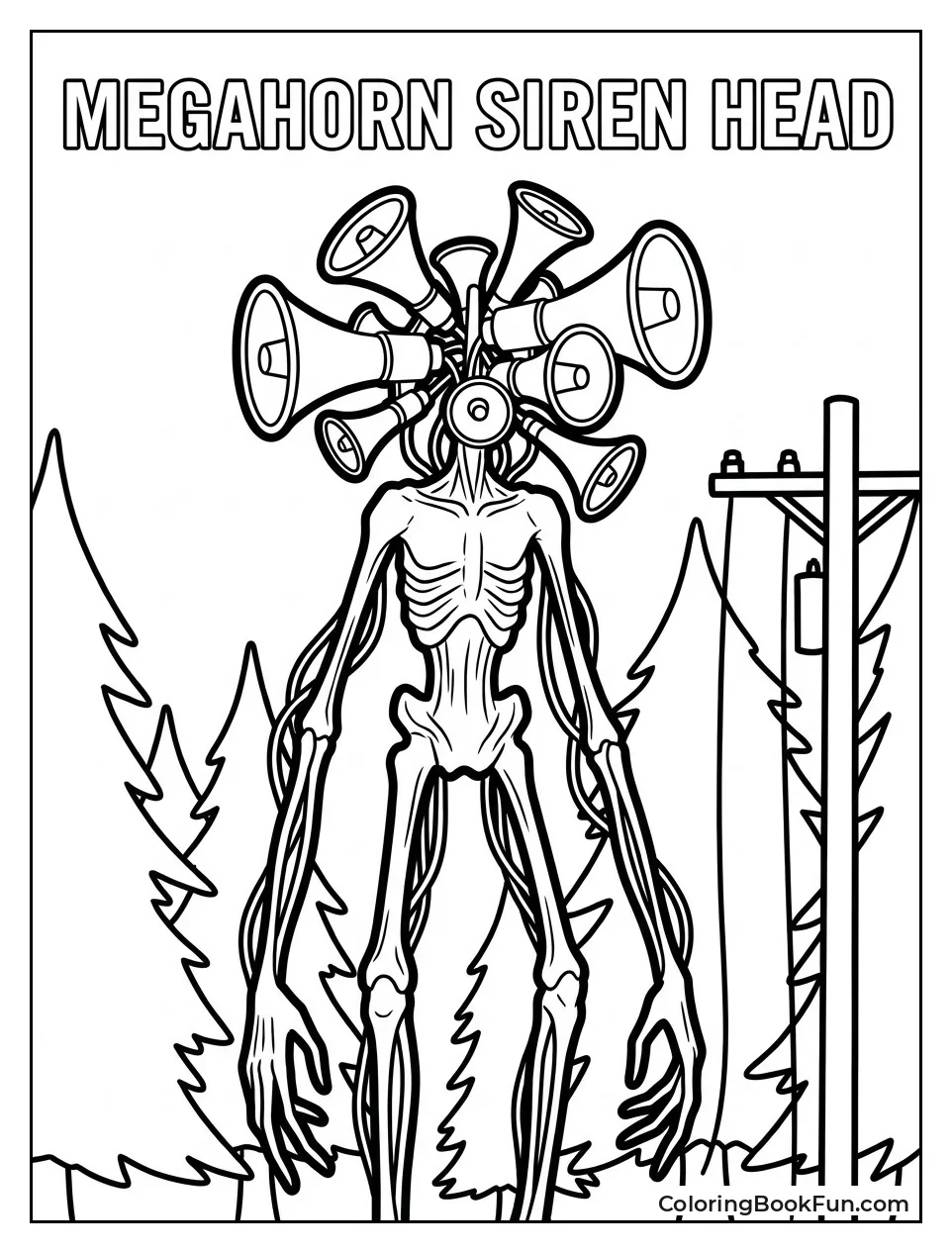 Megahorn Siren Head Has Big Horns
