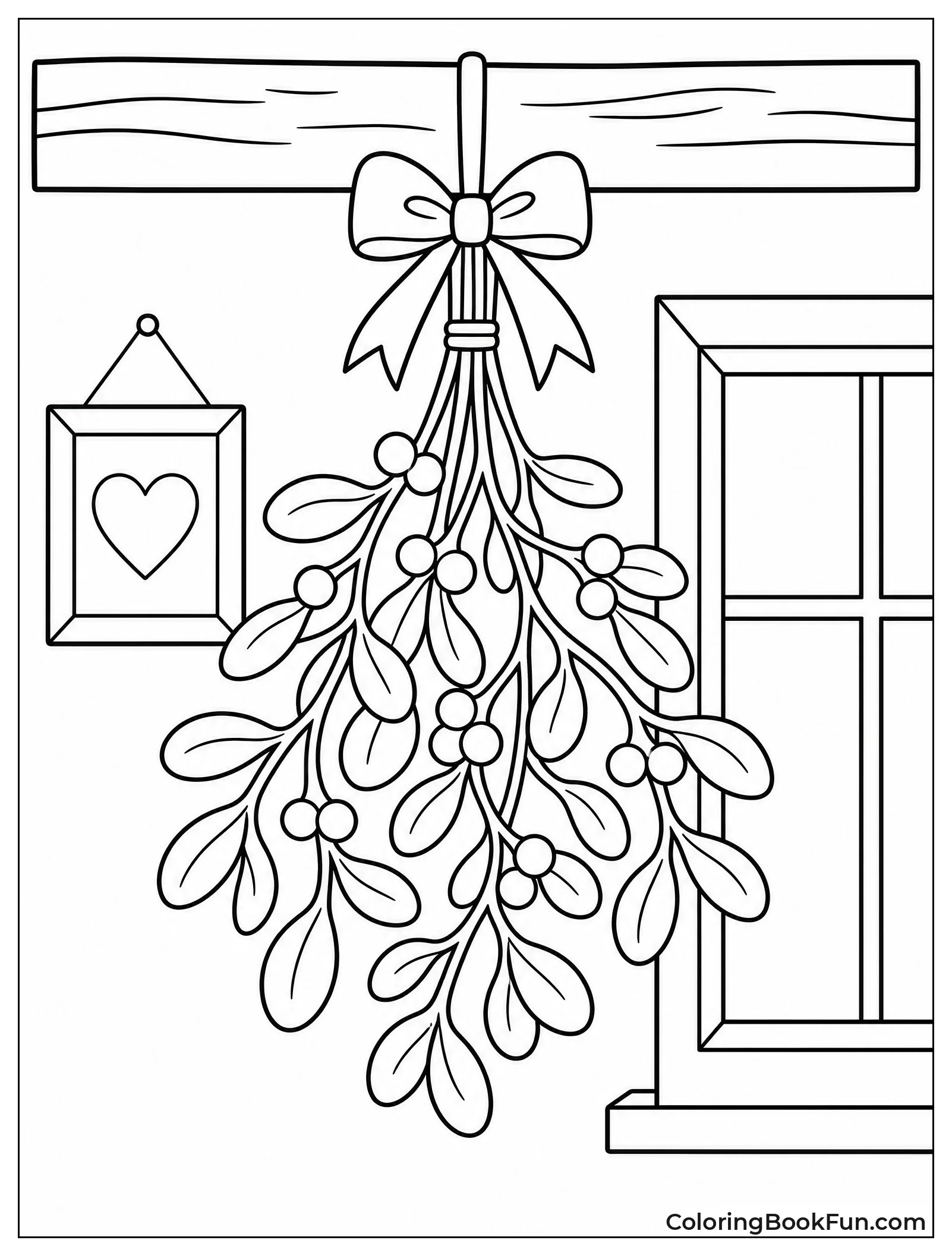 Dried Mistletoe Bundle for Good Luck