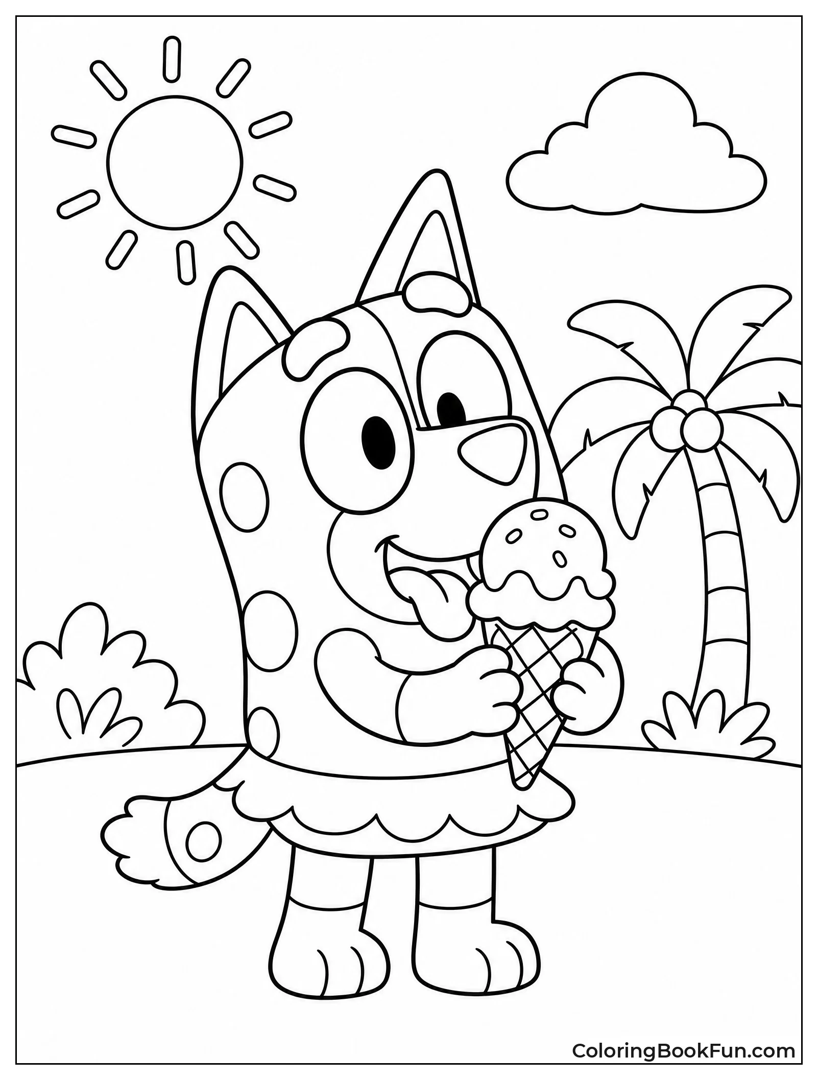 Muffin Eating Ice Cream Cone