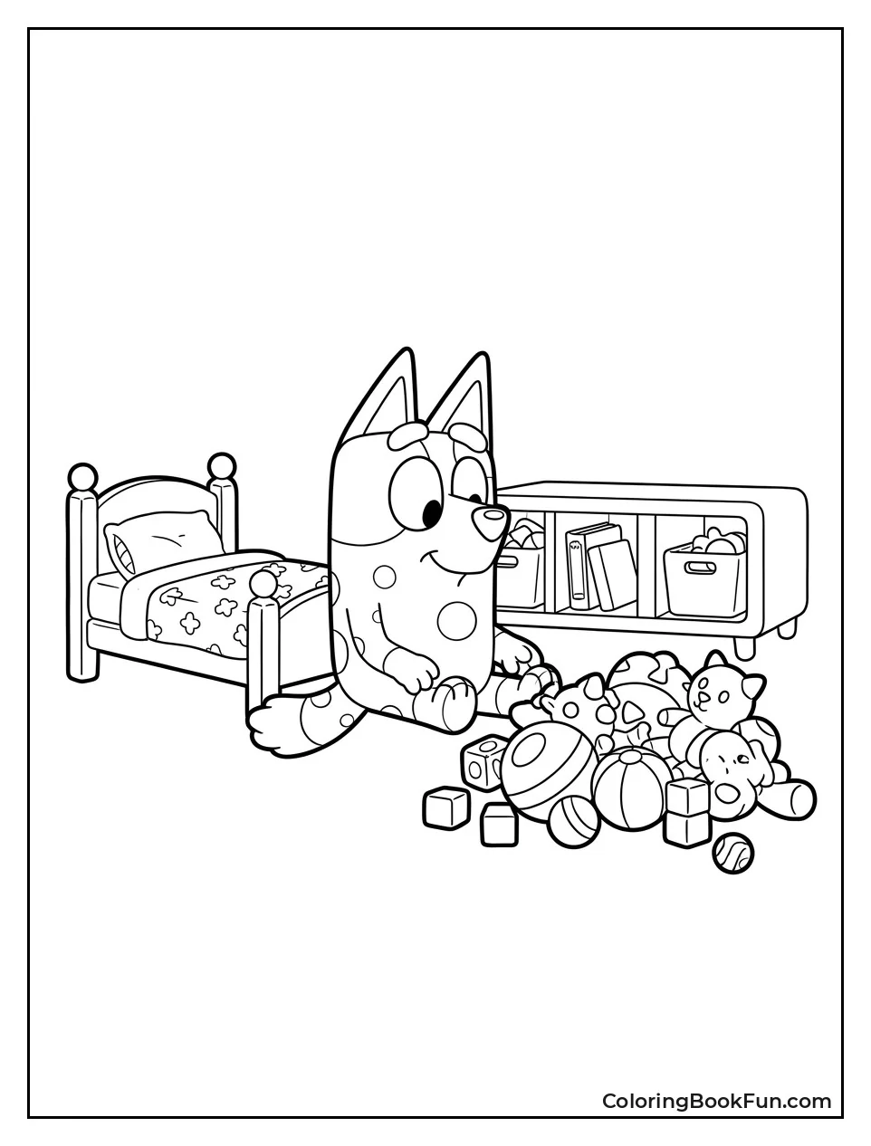 Muffin Bedroom Full of Toys