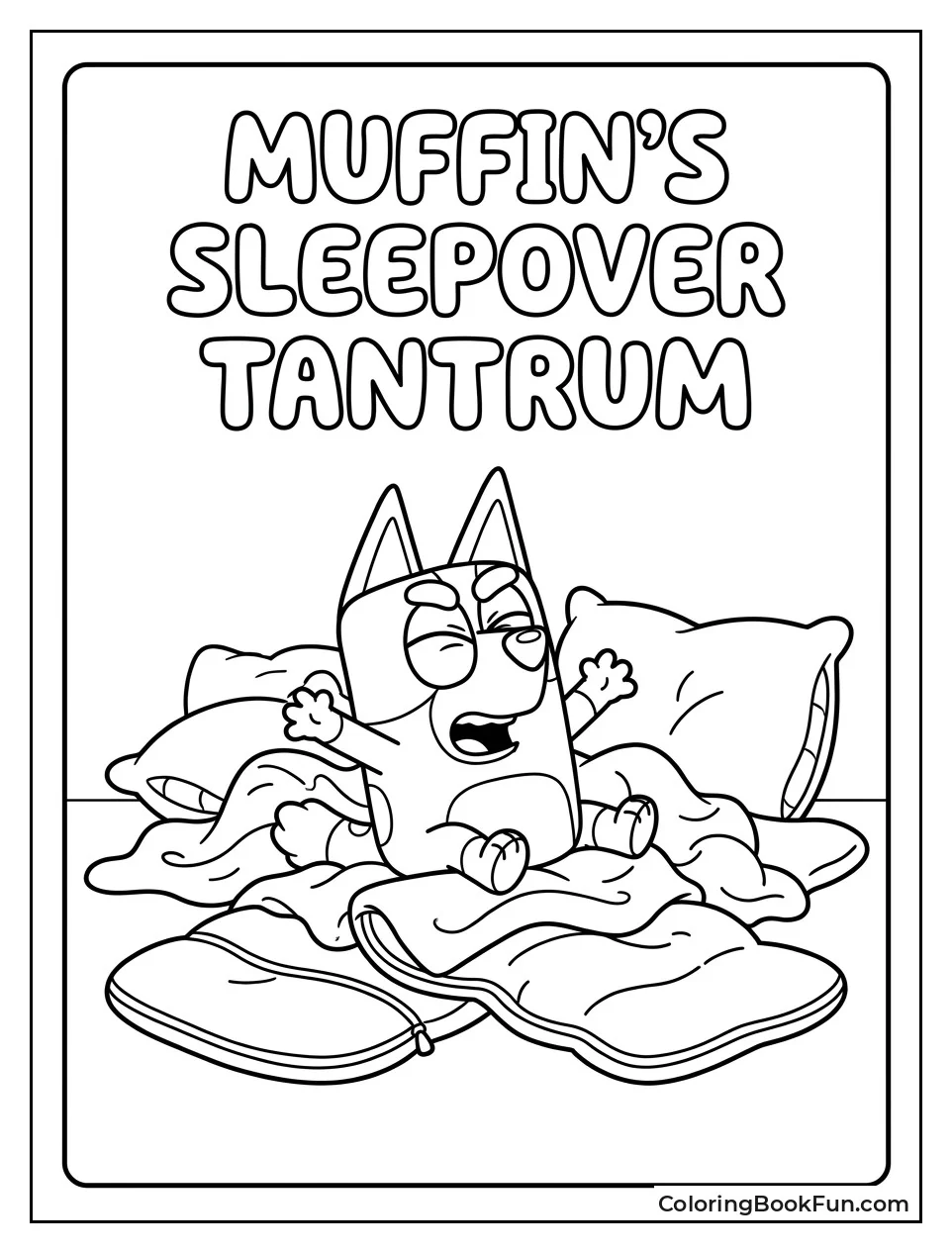 Muffin Having Tantrum at Sleepover