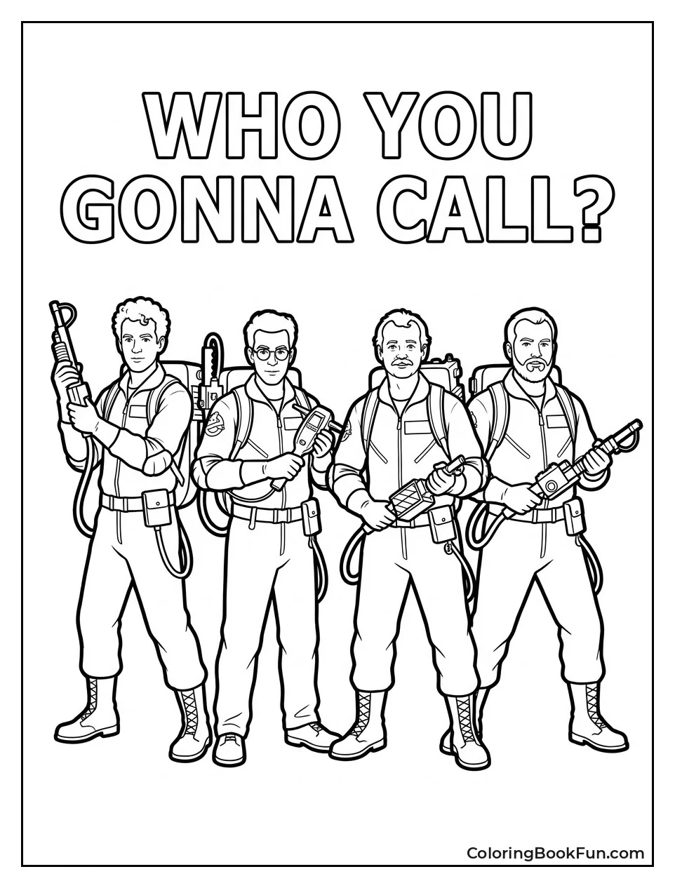 Original Team Standing with Proton Packs