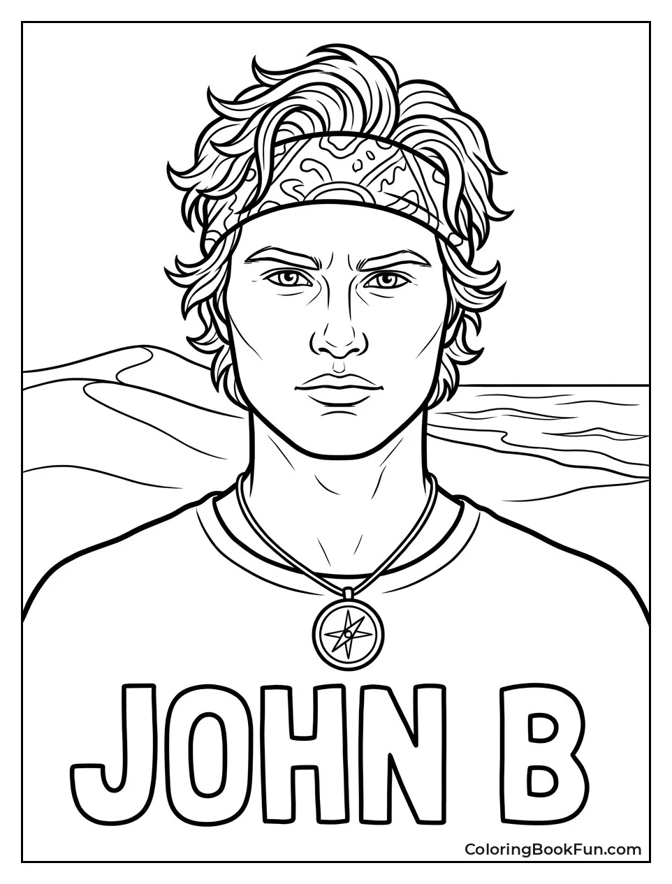 John B with Bandana