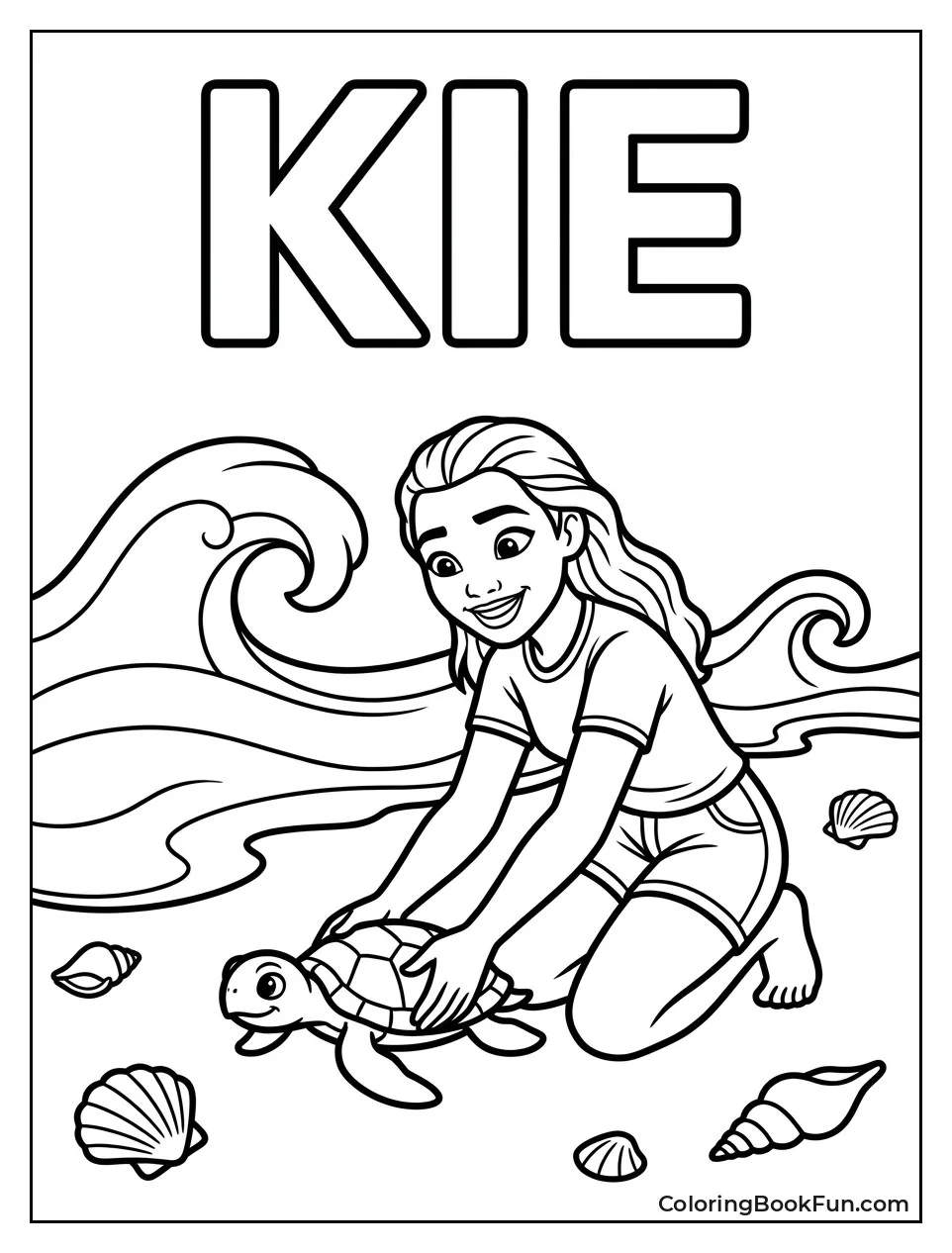 Kiara Saving Sea Turtle