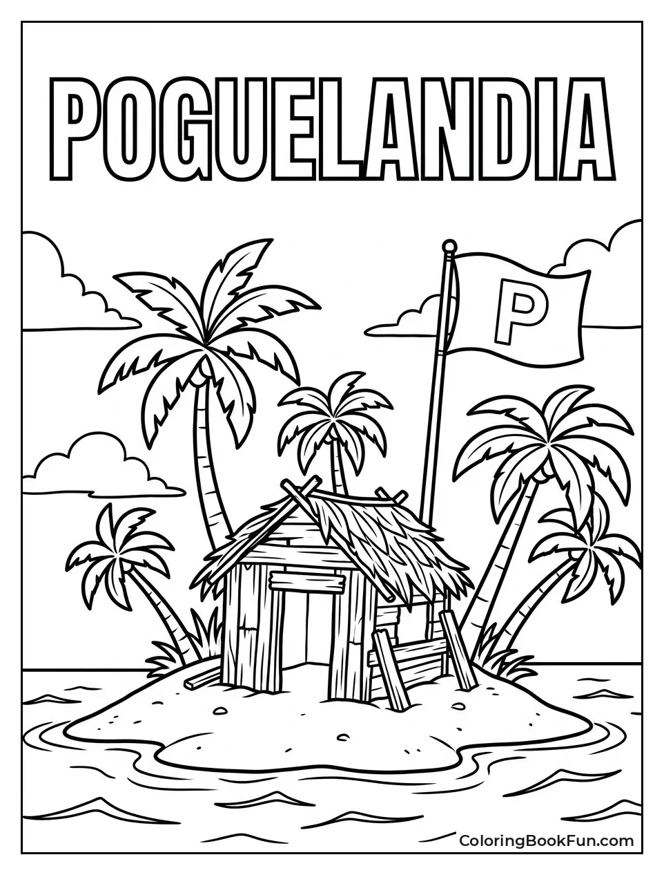 Poguelandia Island Scene