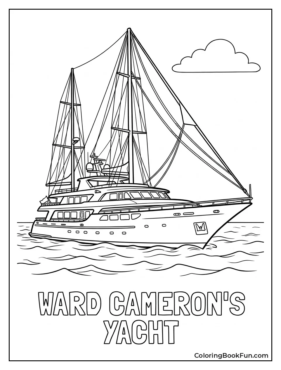 Druthers Yacht on Sea