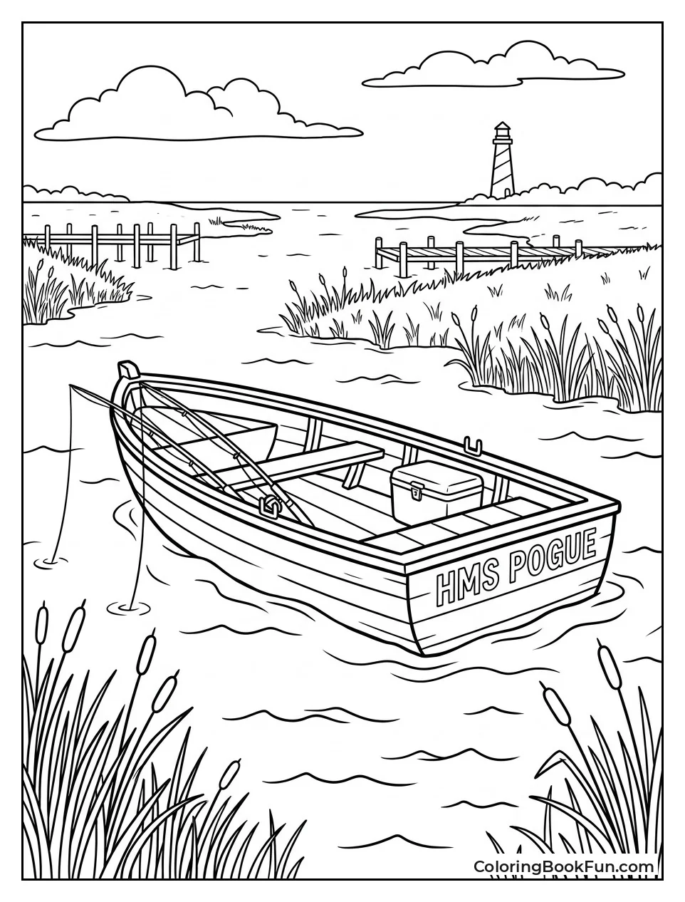 Hms Pogue on Water