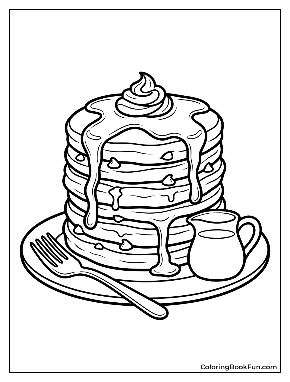 Pancakes with Melting Chocolate Chips