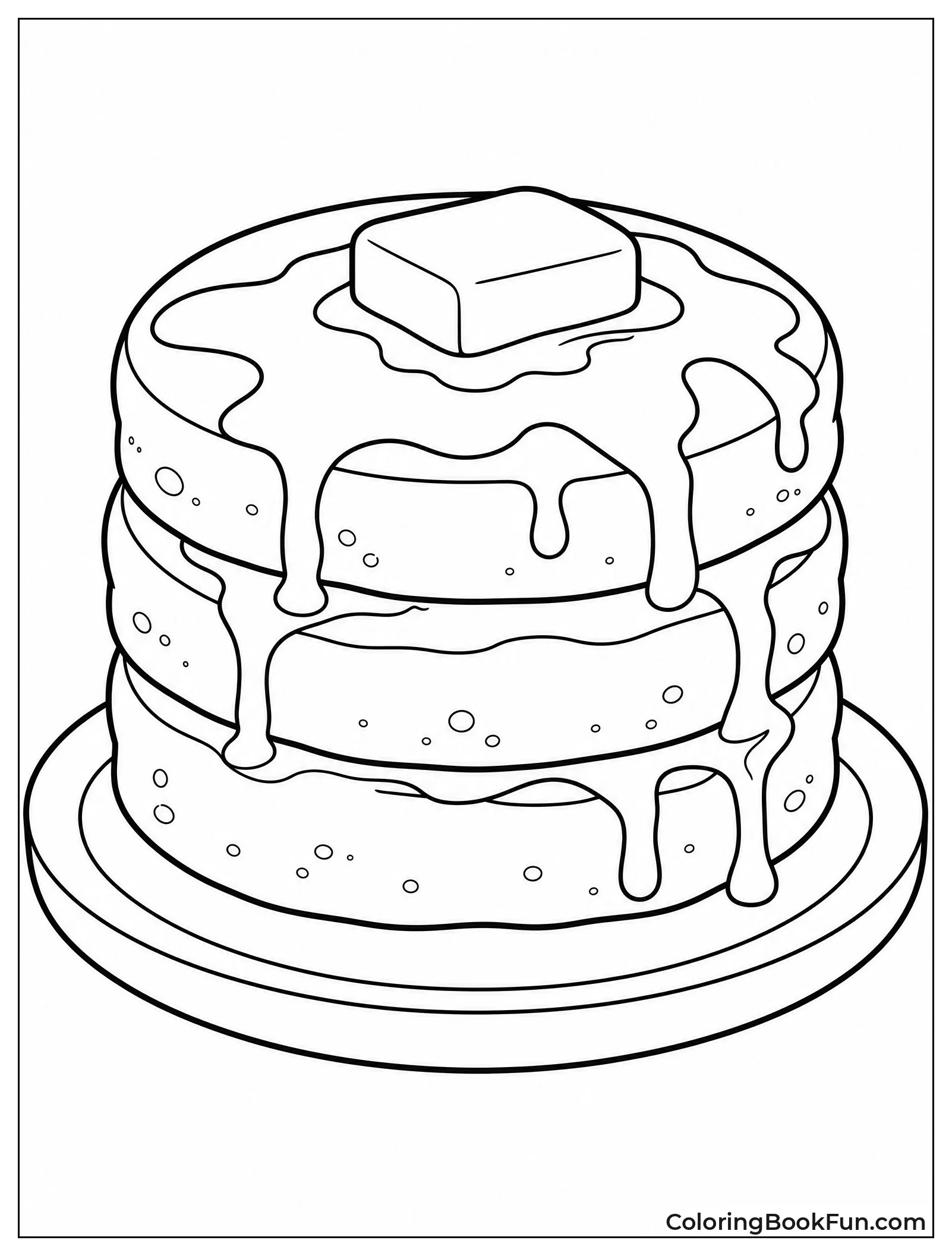 Classic Fluffy Pancake Stack