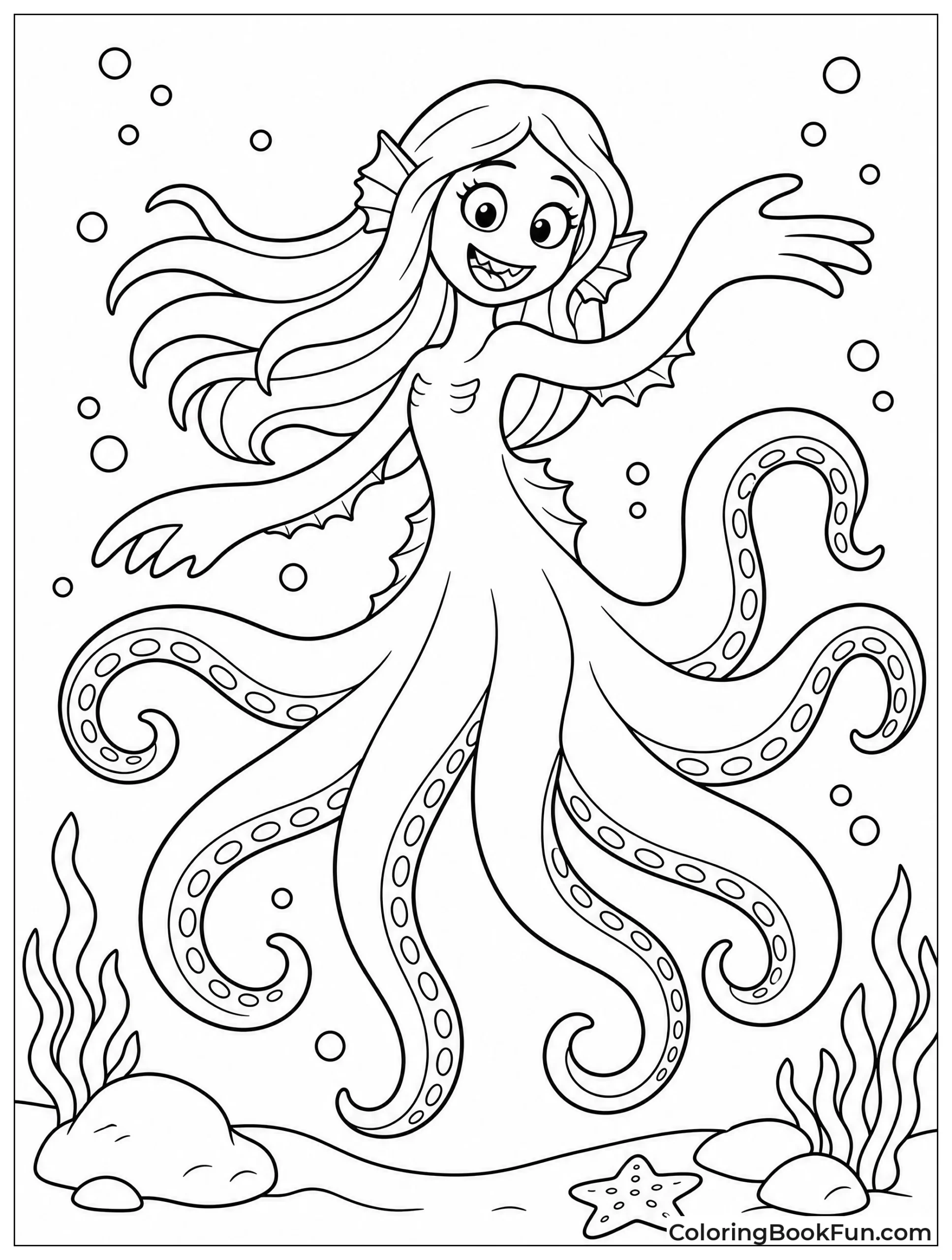 Ruby Gillman Swims as Kraken