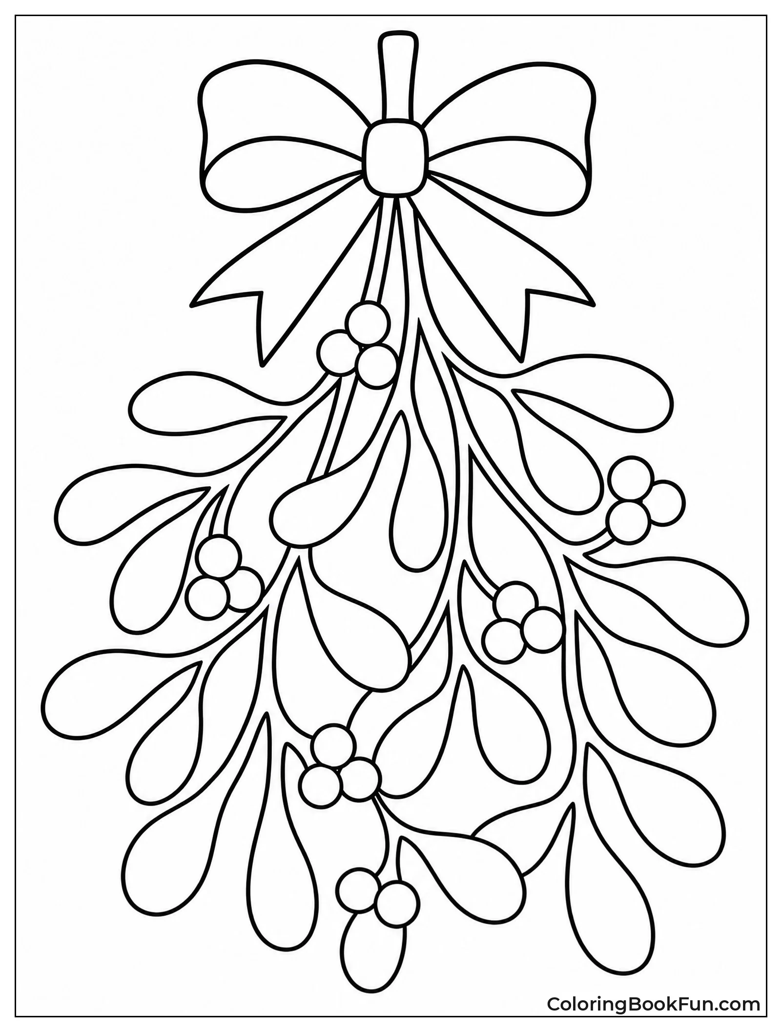 Simple Mistletoe in Scandi Style