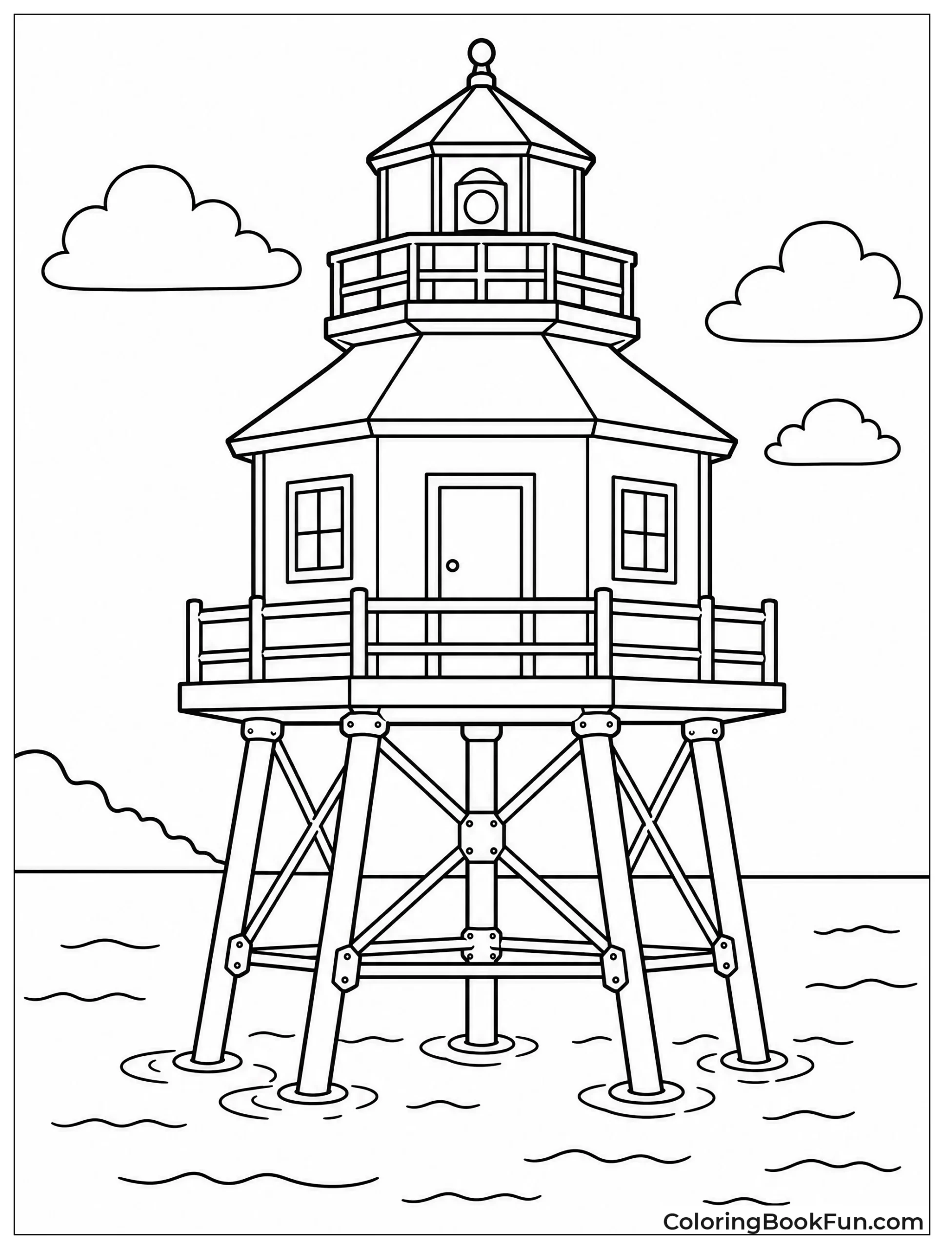 Lighthouse on Iron Stilts