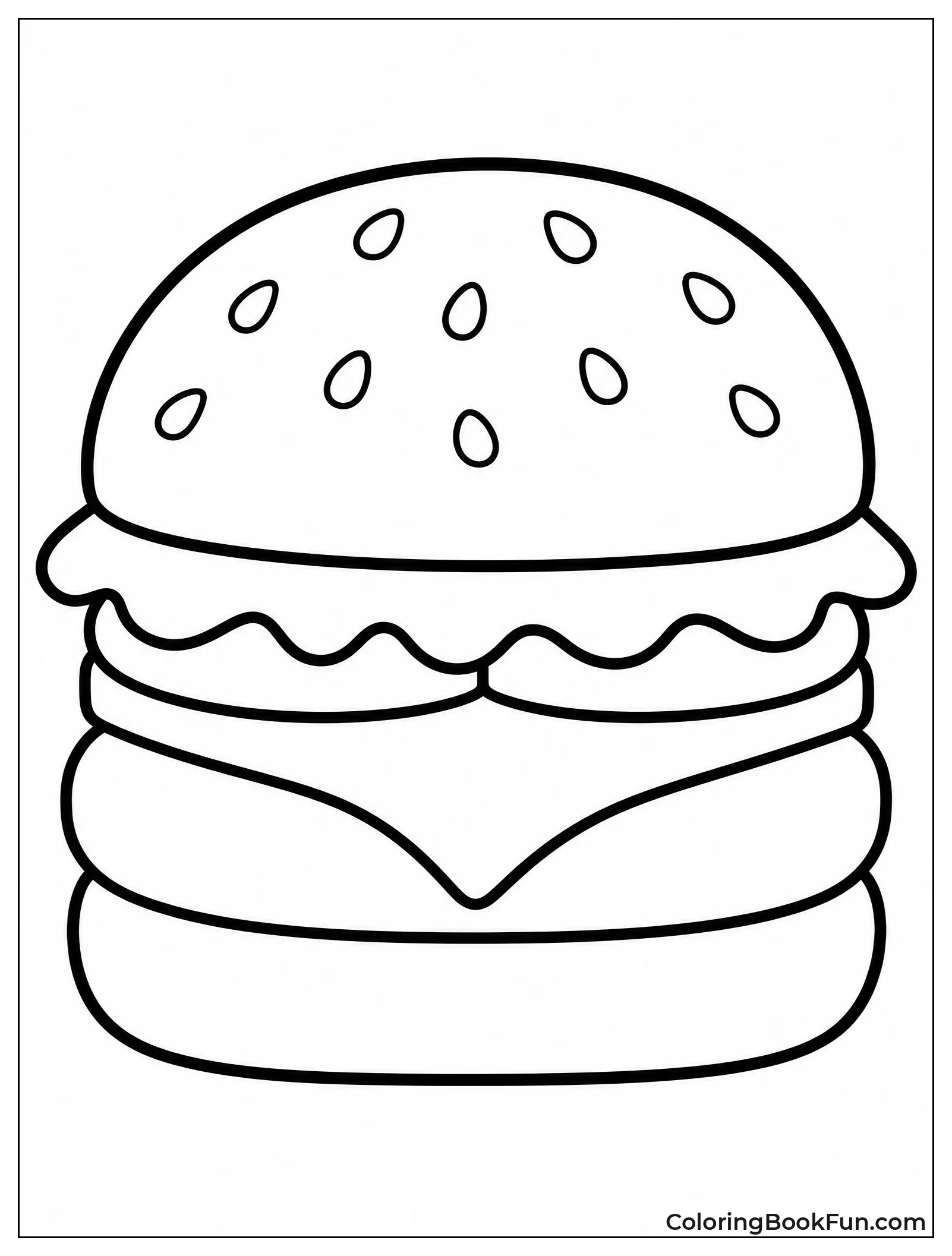 Simple Burger for Toddlers