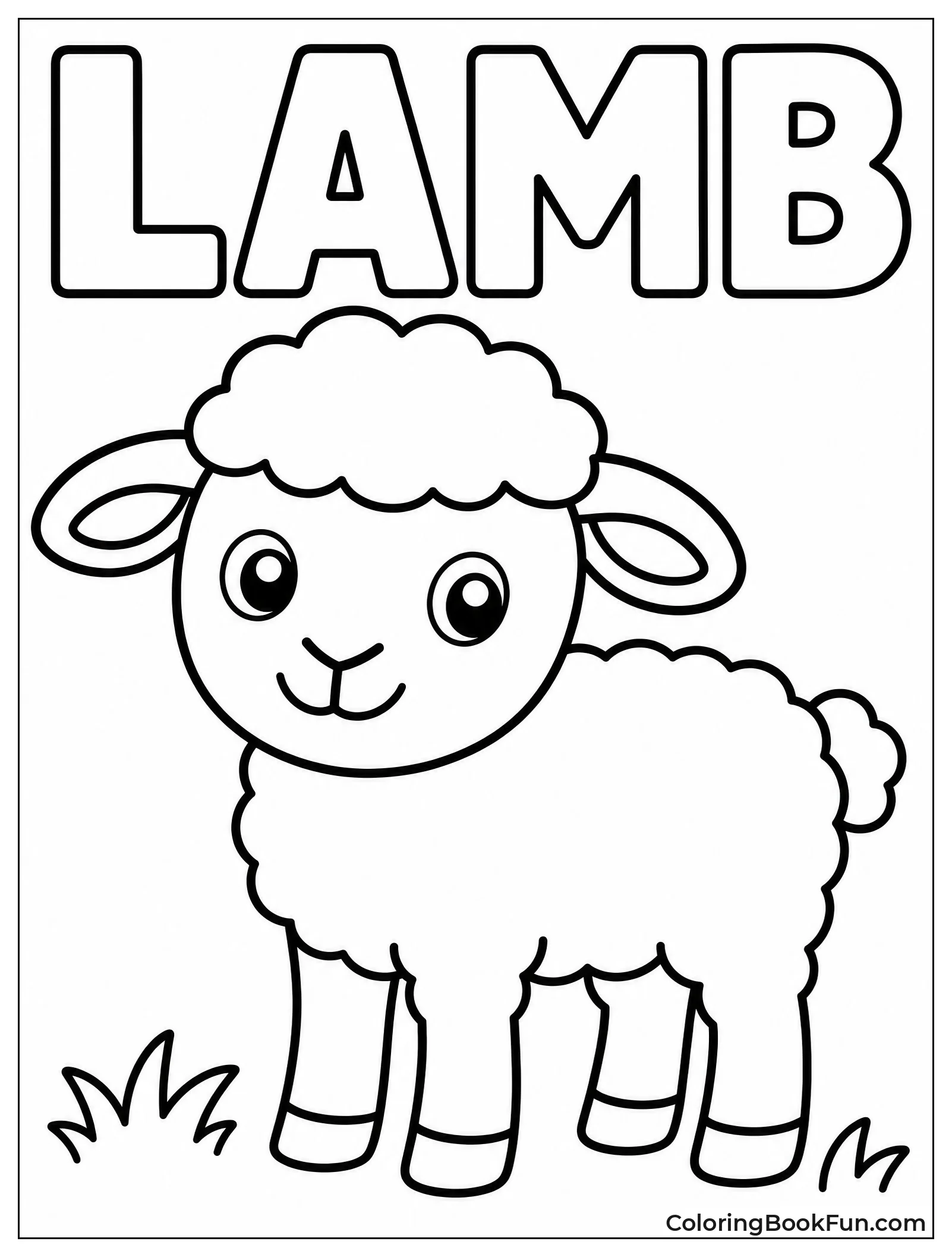 Simple Lamb for Young Kids