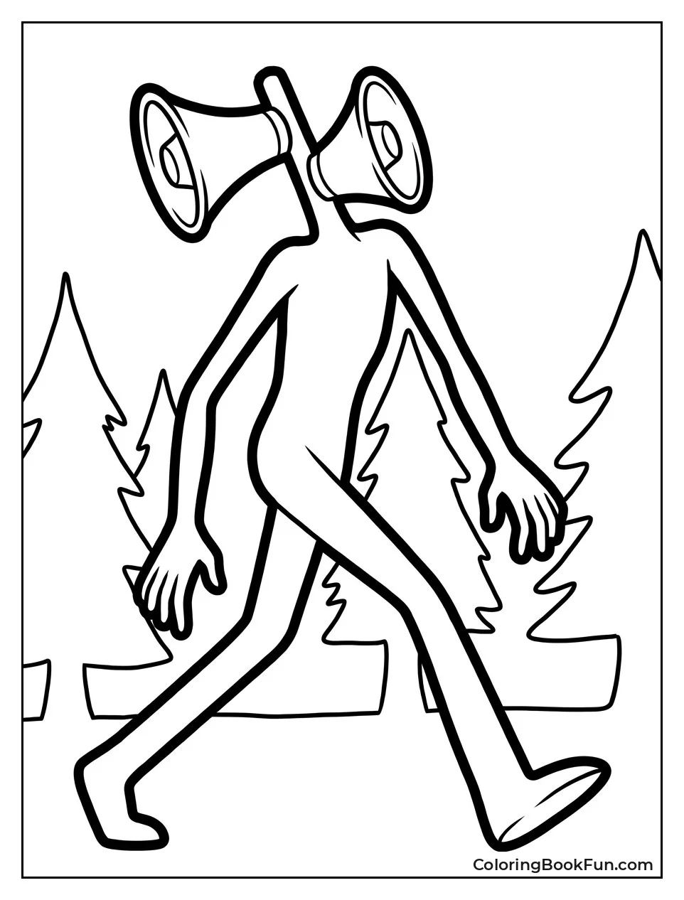 Siren Head Taking a Big Step