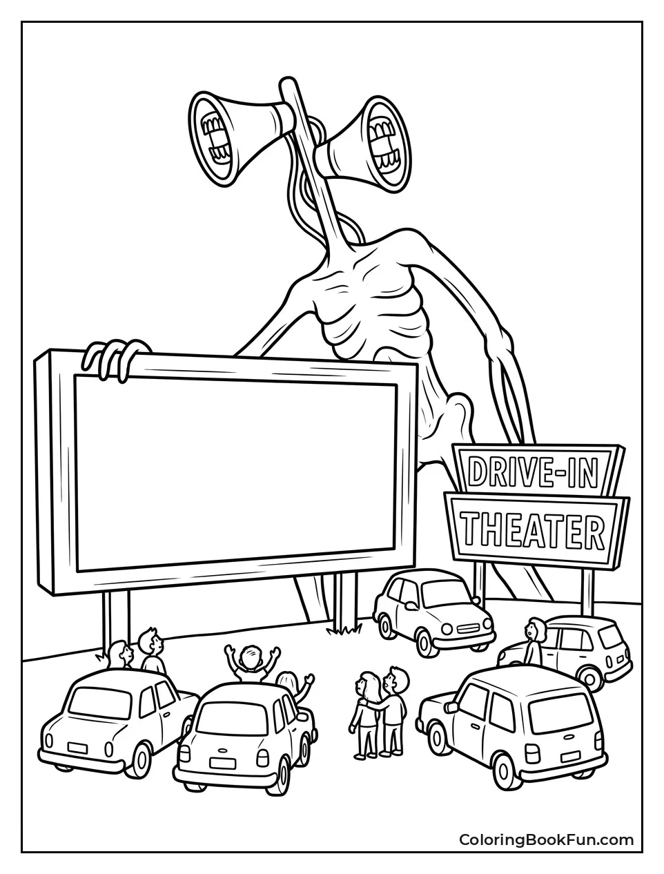 Siren Head too Tall for the Movie