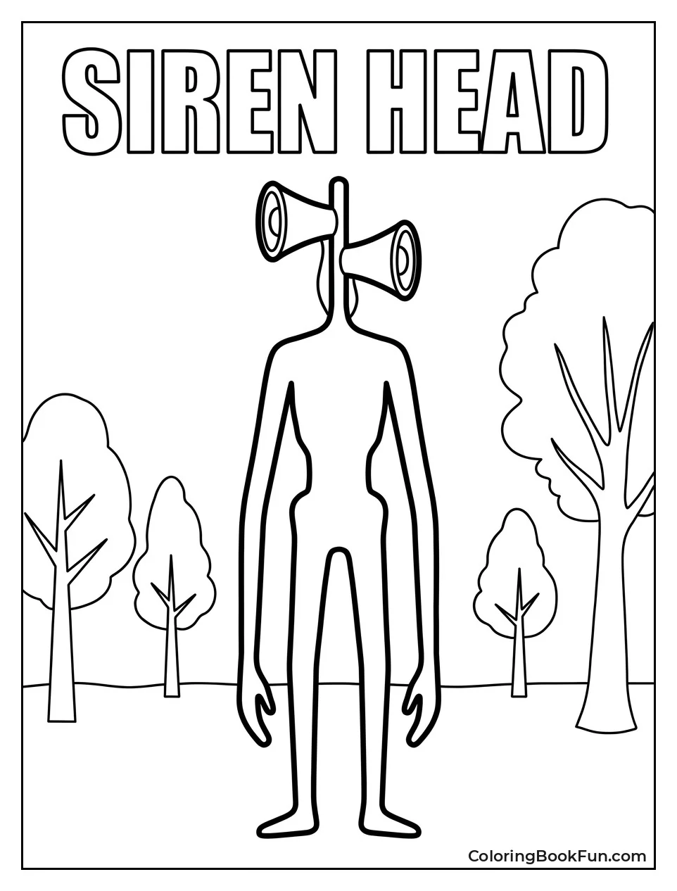 Simple Siren Head Standing Tall