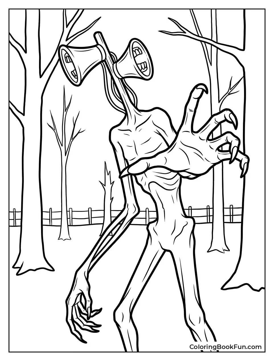 Siren Head Reaching out its Arm