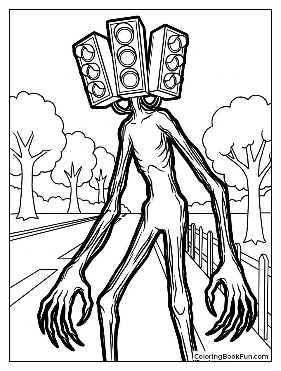 Siren Head with Traffic Light Sirens