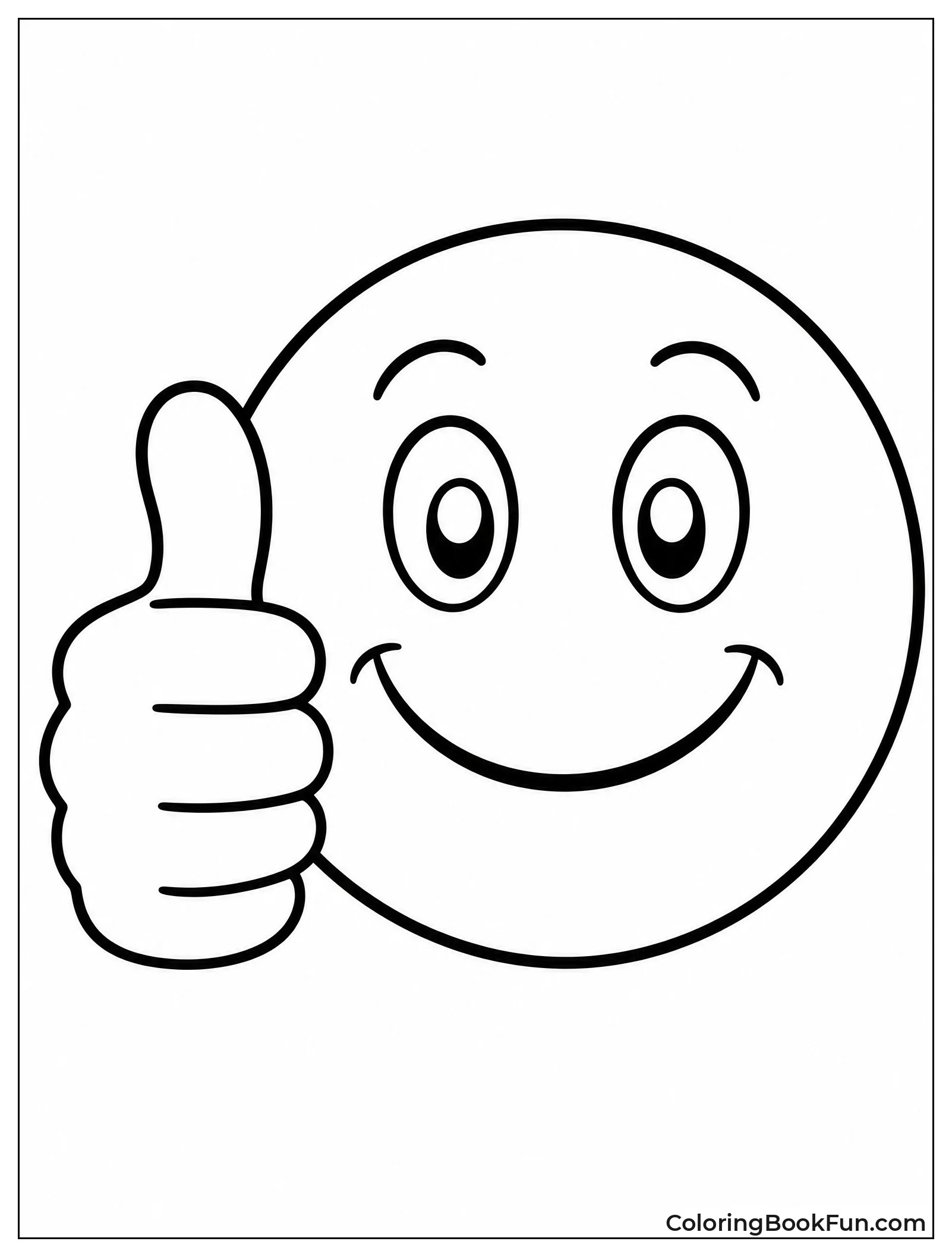 Smiley Giving Thumbs Up