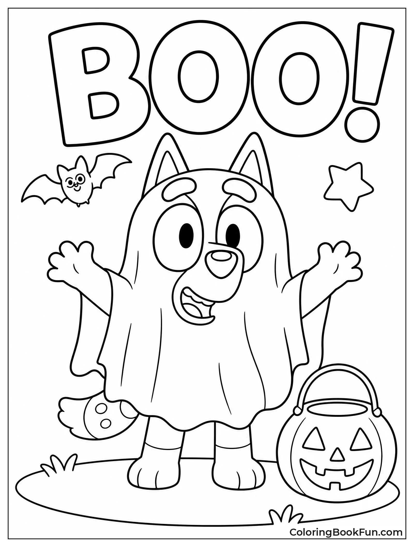 Muffin in Ghost Costume