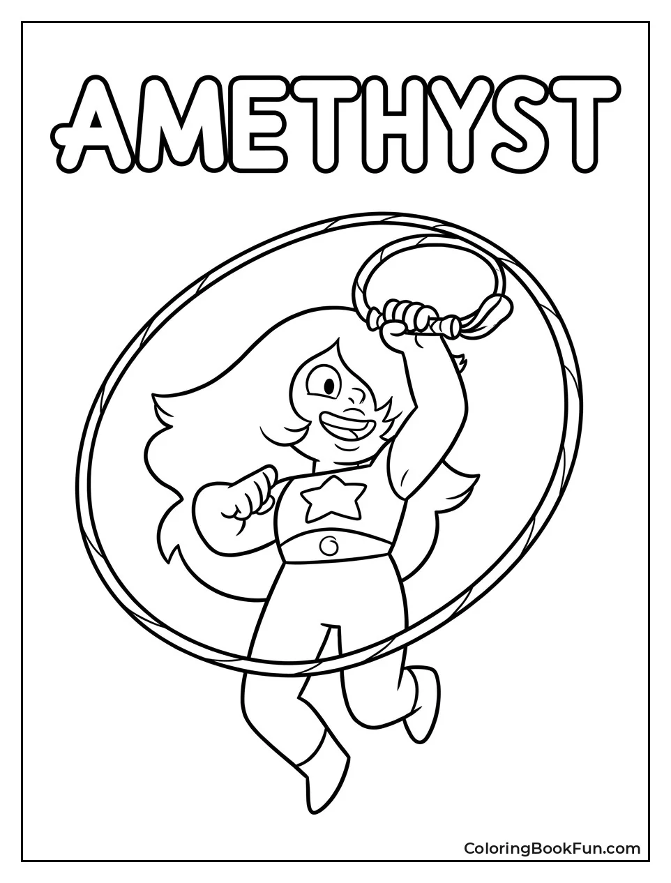 Amethyst Swinging Her Whip Playfully