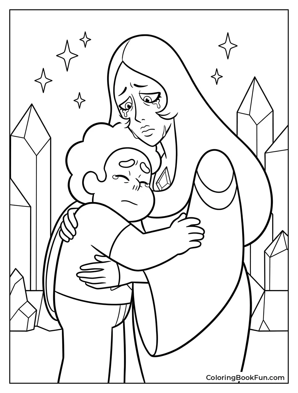 Steven Giving a Heartfelt Hug
