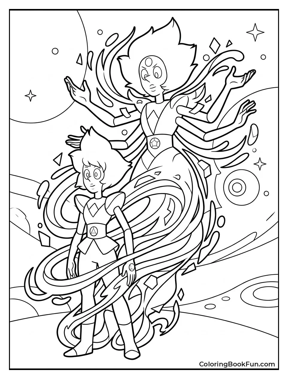 Gems Fuse in Bright Light