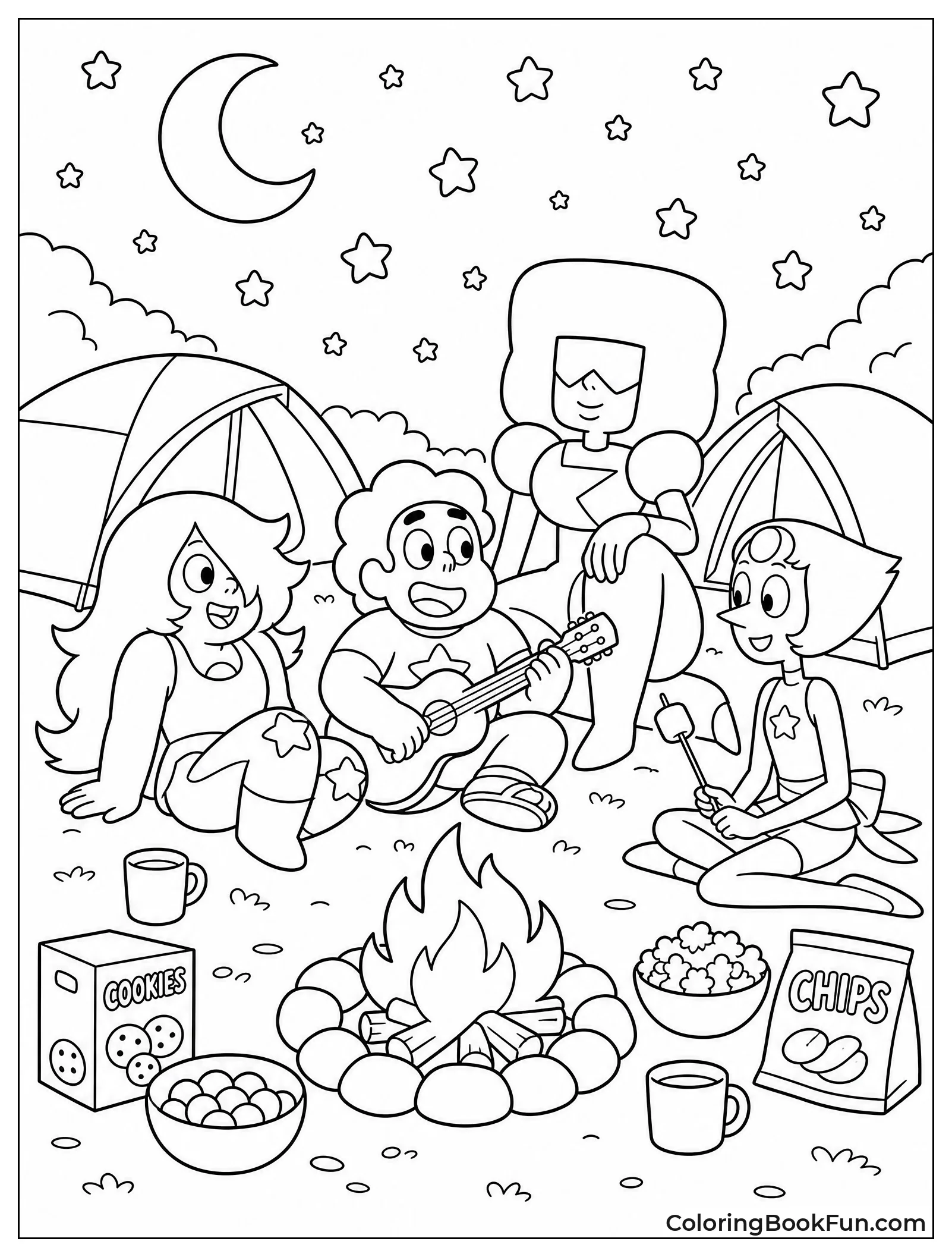 Gems Camping Under the Stars