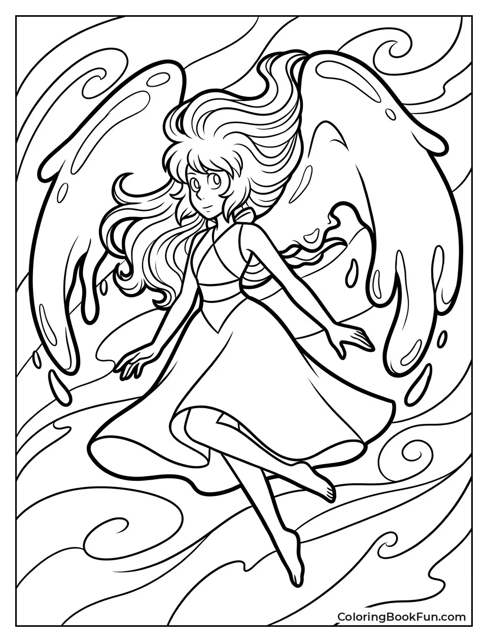 Lapis Soars with Water Wings
