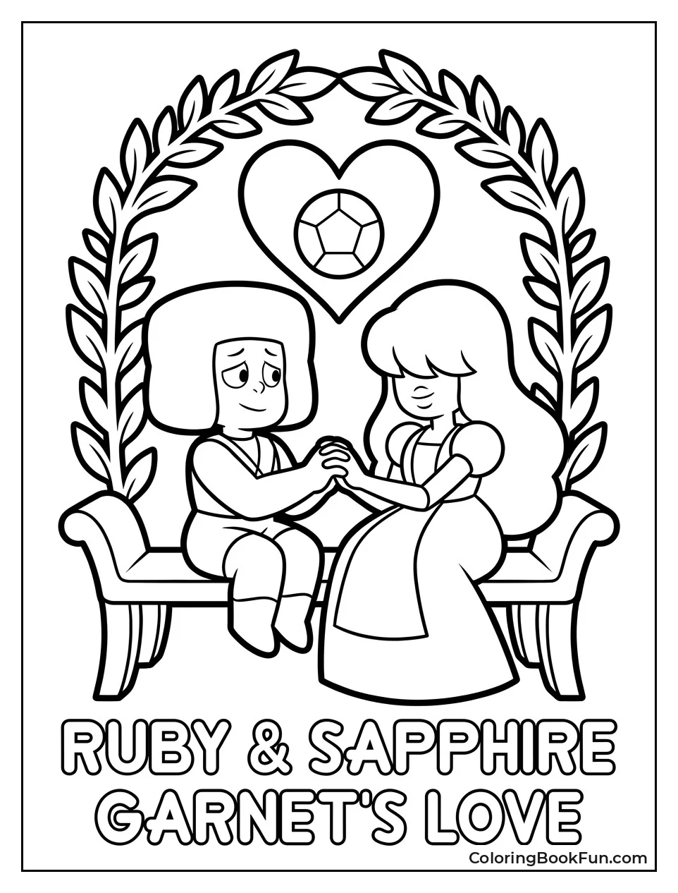 Ruby and Sapphire Share a Moment