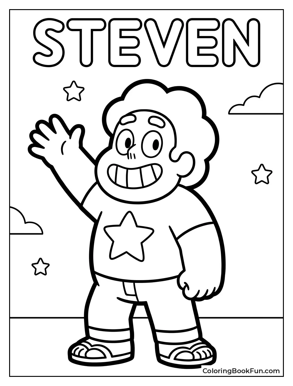 Steven Waving with a Smile