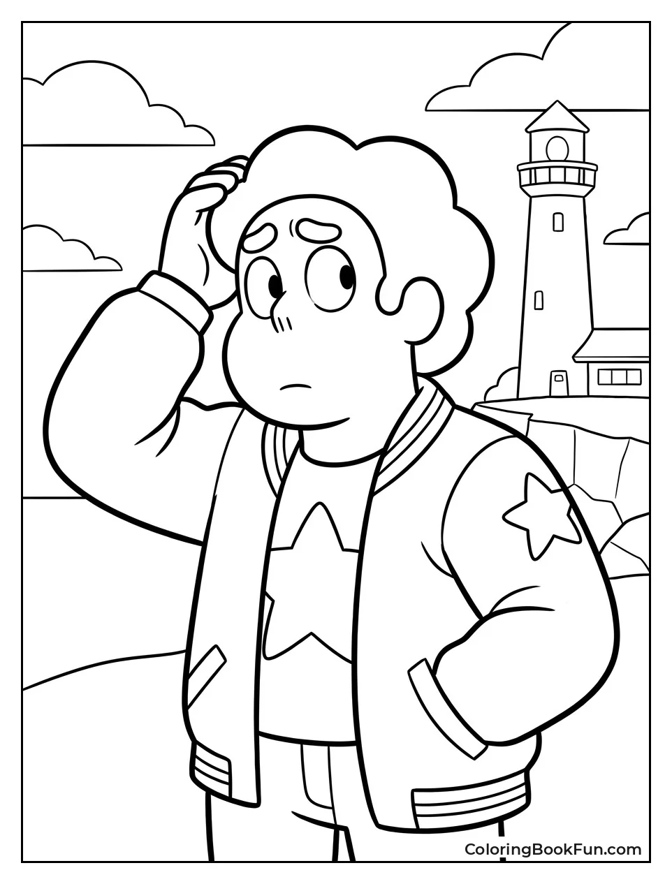 Older Steven Looking Thoughtful