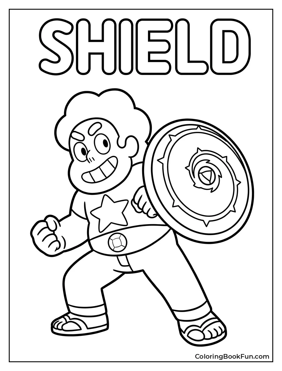 Steven Summoning His Pink Shield