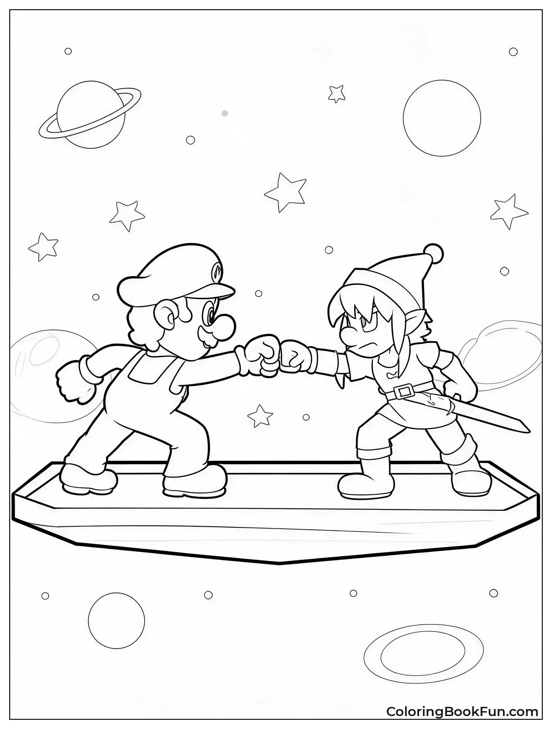 Two Fighters Clash on Final Stage